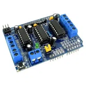L293D motor driver module for controlling DC and stepper motors