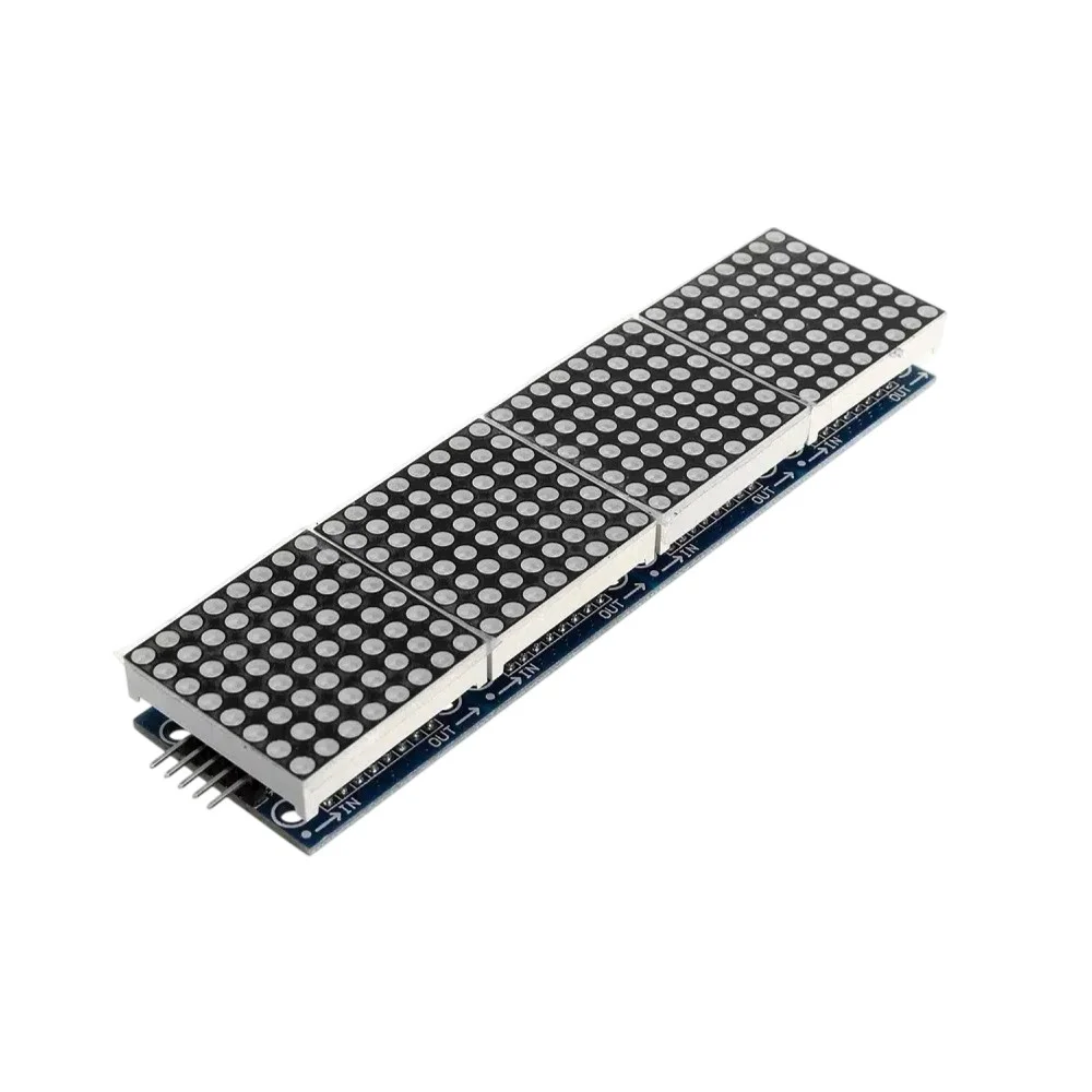 MAX7219 Dot Matrix 4x1 LED Display Module - Image 2