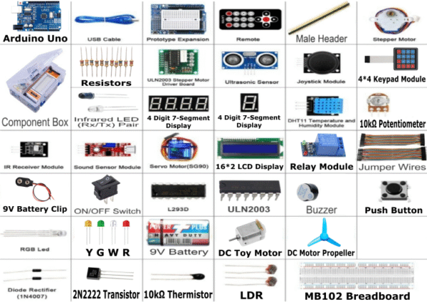 Arduino Upgraded Learning Kit With Component Box - Image 2