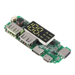 Dual USB Fast Charging Power Bank Module for 18650 Cells Battery