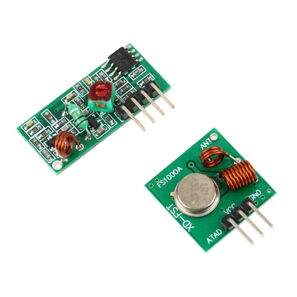 433MHz FS1000A RF Wireless Transmitter and Receiver Module TX/RX - Image 2