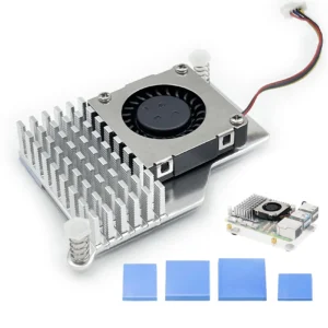 Raspberry Pi 5 Cooling Fan with Aluminum Heatsink