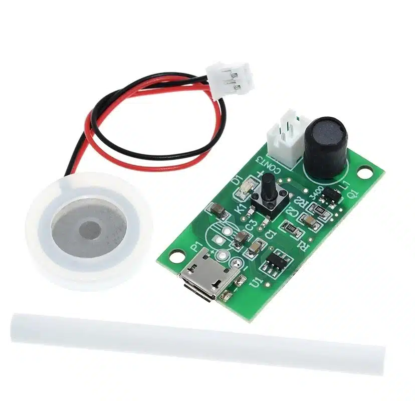USB mini mist maker humidifier module for DIY humidifiers and cooling projects