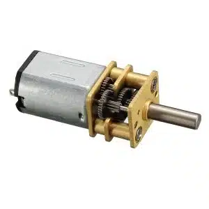 N20 Mini DC gear motor available in 200, 600, and 800 RPM options