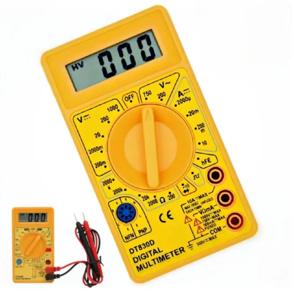 Digital Multimeter with Probes (DT830D) - Image 2