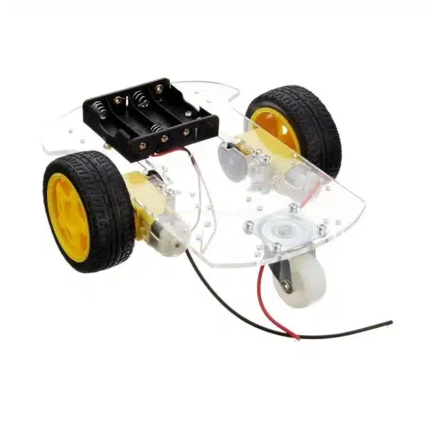 2WD Acrylic Robot Car Kit with Motors and Wheels
