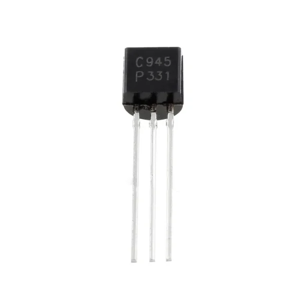 C945 NPN transistor, 50V 0.1A, general-purpose low-power transistor for switching and amplification in electronic circuits.
