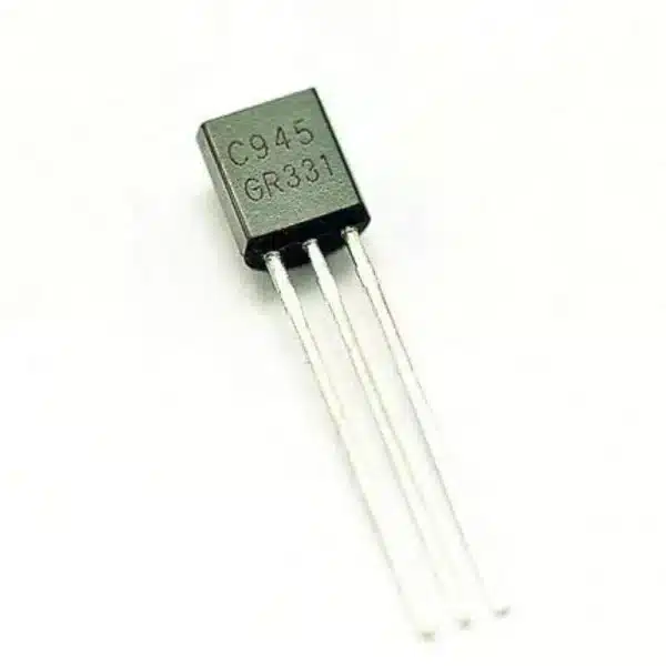 C945 NPN transistor, 50V 0.1A, general-purpose low-power transistor for switching and amplification in electronic circuits.
