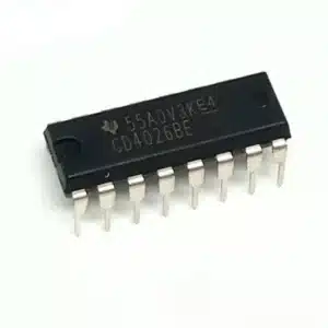 CD4026 7-segment counter IC in DIP package, digital IC for counting and driving 7-segment displays in electronic projects.