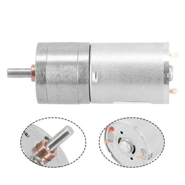 DC Gear Motor 280RPM, 620RPM & 1360RPM (JGA25-371) - Image 2