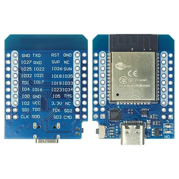 ESP32 Wemos D1 Mini Wi-Fi Bluetooth Development Board for IoT Projects