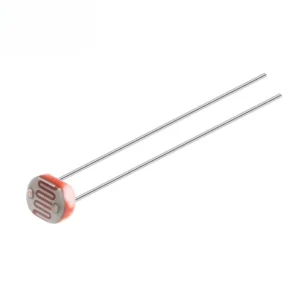 GL5506 5mm LDR light-dependent resistor (photoresistor), detects ambient light intensity for electronics and automation projects.