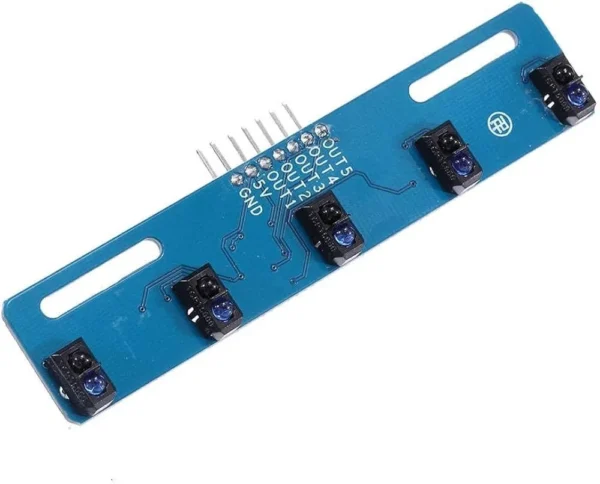 TCRT5000 5-Channel IR Sensor Line Tracking Module - Image 3