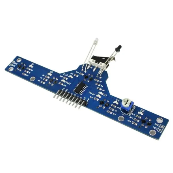 TCRT5000 5-Channel IR Line Tracking Module with Limit Switch