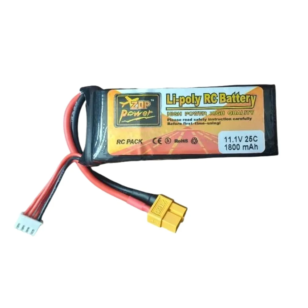 ZOP Power 3S 11.1V 1800mAh 25C LiPo Battery