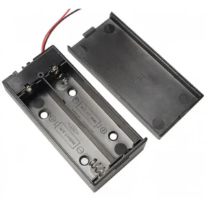 2x 18650 Cell Holder with Cover and On/Off Switch
