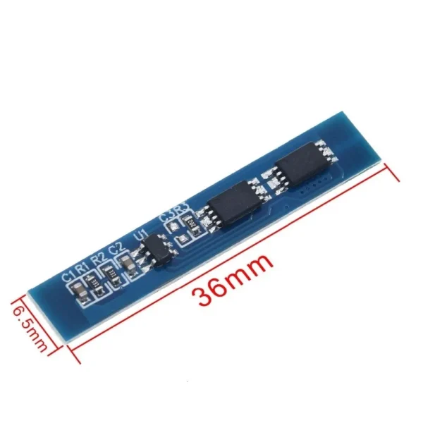 2S 7.4V 3A Li-Ion Cell BMS Charging Protection Module - Image 2