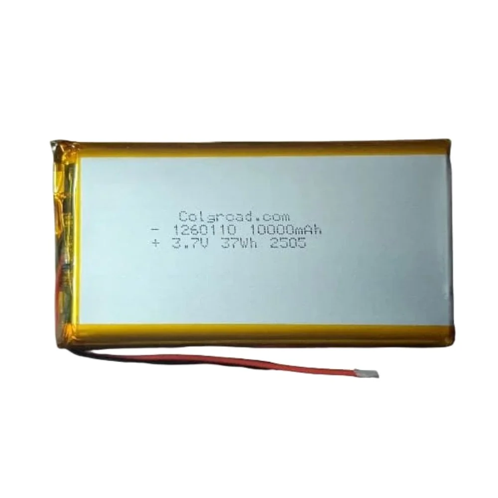3.7V 10000mAh 1260110 37Wh LiPo Rechargeable Battery