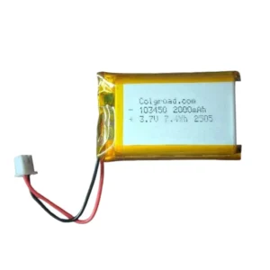3.7V 2000mAh 103450 7.4Wh LiPo Rechargeable Battery