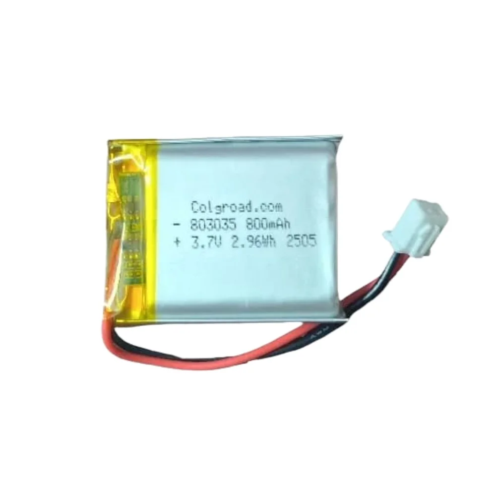 3.7V 800mAh 803035 2.96Wh LiPo Rechargeable Battery