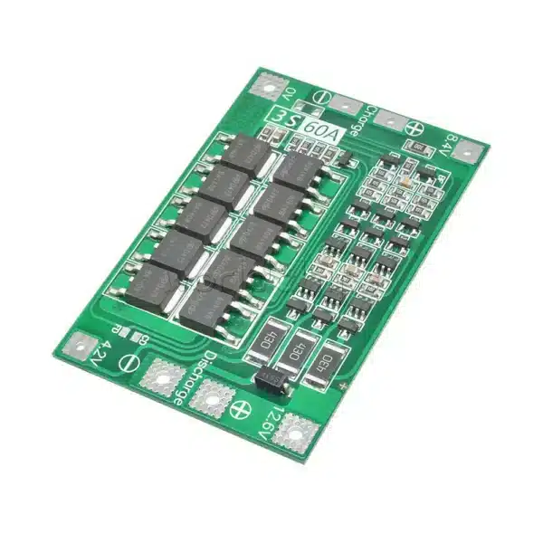 3S 12.6V 60A Li-Ion Cell BMS Charging Protection Module
