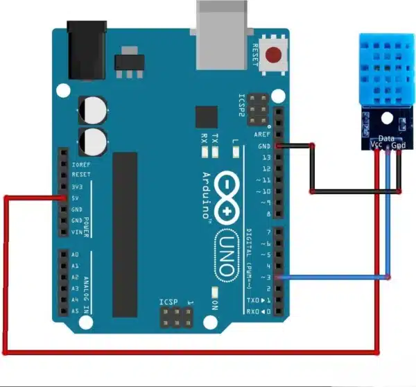 Interfacing Arduino with DHT11 Sensor