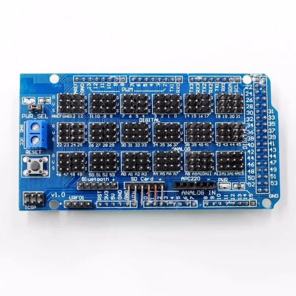 Arduino MEGA Sensor Shield V2.0 Expansion Board - Image 2