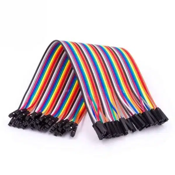 20cm Female-to-Female Hole-to-Hole Jumper Wires 40pcs Set - Image 2