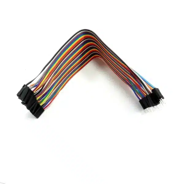 20cm Male-to-Female Pin-to-Hole Jumper Wires 40pcs Set - Image 2