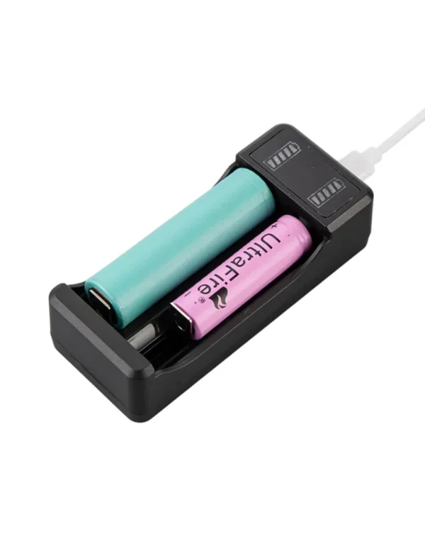 2-Slot Type-C Lithium Battery Charger (16340/14500/18650 Cells) - Image 2