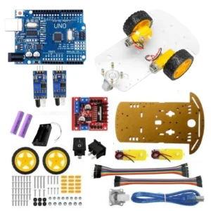 2WD Arduino Line Following Robot (Unassembled)
