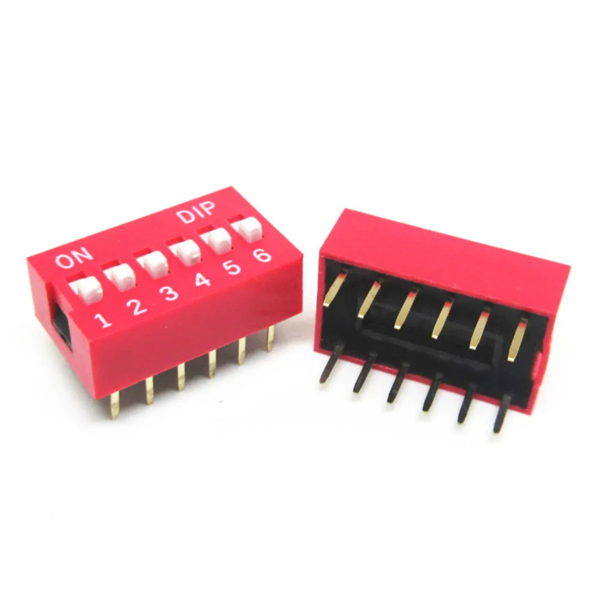 6-Way Dip Switch SPST Slide Switch (2.54mm) - Image 2