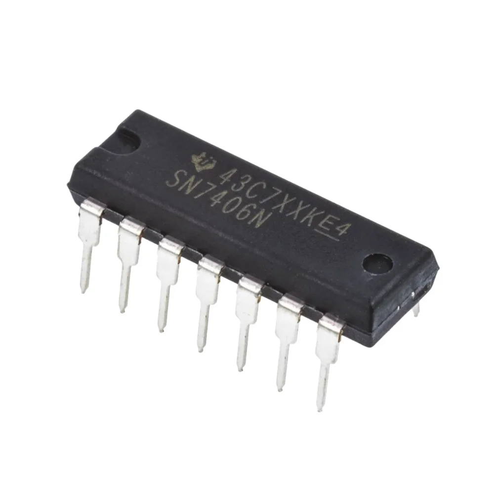 7406 Hex Inverter Buzzer IC (DIP)