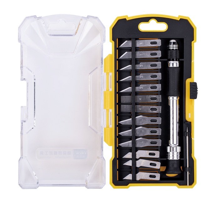 15 piece precision engraving knife