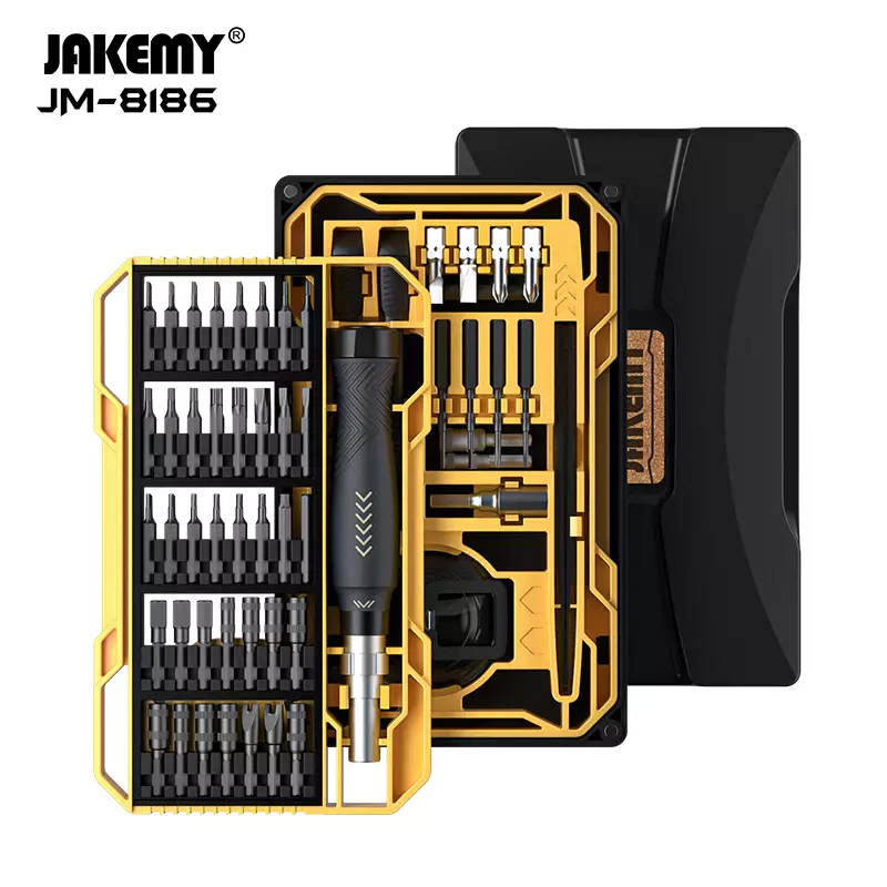 83 in 1 New version Precision screwdriver set with TPR Soft gule handle JM-8186 A