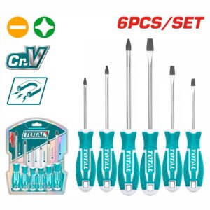 TOTAL 6 PCS SCREWDRIVER SET (THT250606)