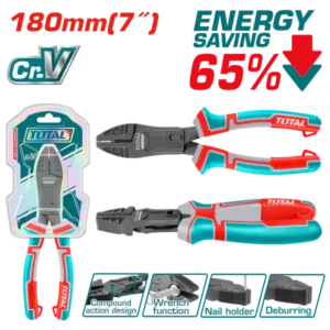Total Compound action combination pliers 7inch THTC510706