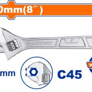 WAW1108 Adjustable wrench 200mm