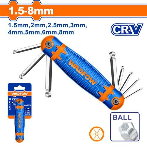 WHK2281 Ball point hex key set
