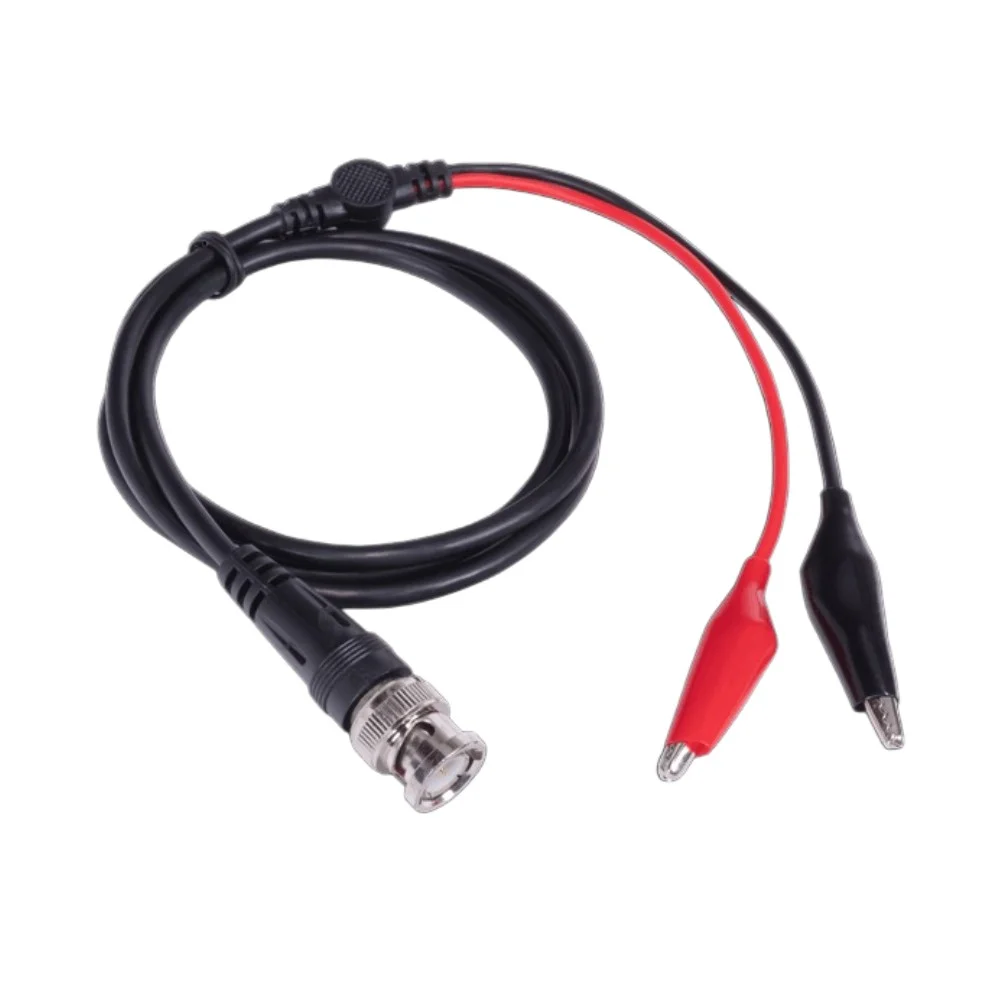 BNC to Red and Black Alligator Clip Test Lead Cable
