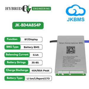 JK BMS 4S to 8S 0.4A Active Balancer 60A Smart Bluetooth BMS