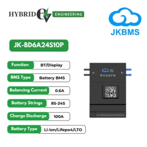 JK BMS 8S to 24S 0.6A Active Balancer 100A Smart Bluetooth BMS