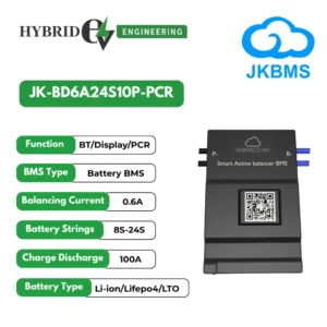 JK BMS 8S to 24S 0.6A Active Balancer 100A with PCR Pre-Charge