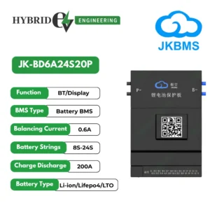 JK BMS 8S to 24S 0.6A Active Balancer 200A Heavy Duty Smart BMS