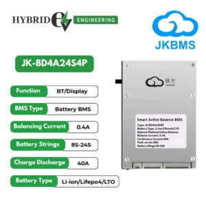 JK BMS 8S to 24S 0.6A Active Balancer 40A Smart Bluetooth BMS