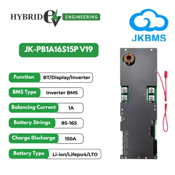 JK Inverter BMS V19 8S to 16S 1A 150A Smart BMS for Solar Inverter ...