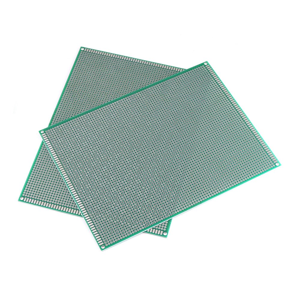 15x20cm Double Sided Fiber Glass Green Veroboard