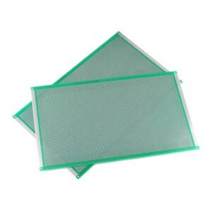 18x30cm Double Sided Fiber Glass Green Veroboard