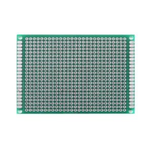 6x8cm Double Sided Fiber Glass Green Veroboard