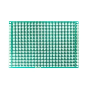 8x12cm Double Sided Fiber Glass Green Veroboard